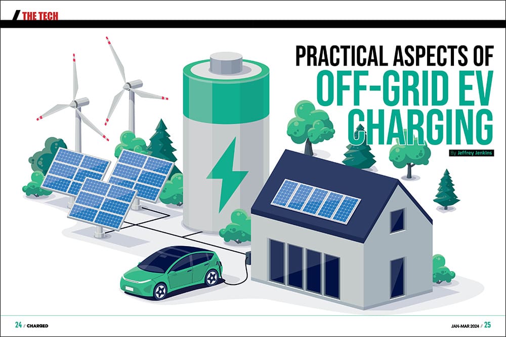 Practical aspects of off-grid EV charging